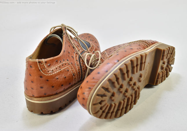 Handmacher Holzgenagelt Herren Halbschuhe   UK 8 Nr. 25-V 518