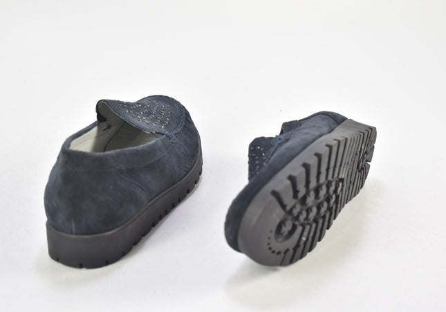 Waldläufer Damen Halbschuhe Slipper Ballerinas UK 4 Nr. 24-F 4309-Schuh-Gebraucht-secondhand