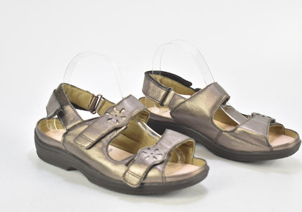 Lucro Damen Sandale Sandalette EUR 38 Nr. 24-SD 1266-Schuh-Gebraucht-secondhand