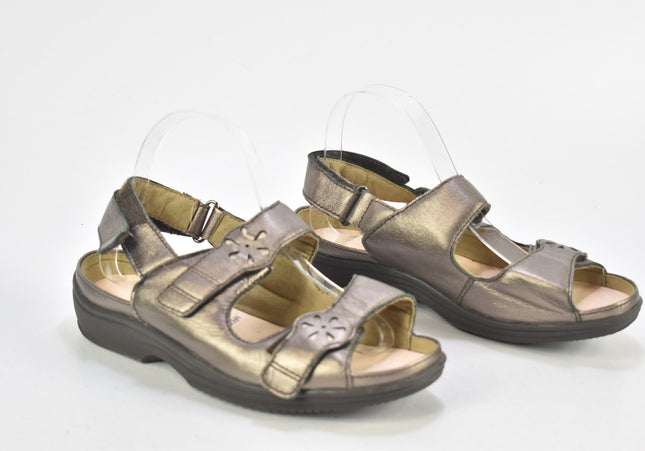 Lucro Damen Sandale Sandalette EUR 38 Nr. 24-SD 1266-Schuh-Gebraucht-secondhand