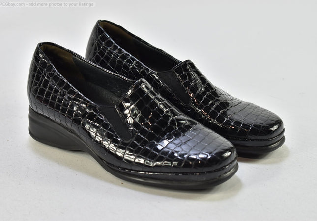Semler Damen Halbschuhe Slipper Ballerinas UK 2 Nr. 25-T 1627-gebrauchte Schuhe-Second hand-SchuhGebraucht