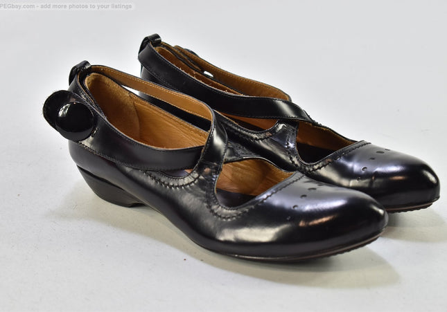 Sciapo Damen Halbschuhe Slipper Ballerinas EUR 36,5 Nr. 25-T 1630-gebrauchte Schuhe-Second hand-SchuhGebraucht
