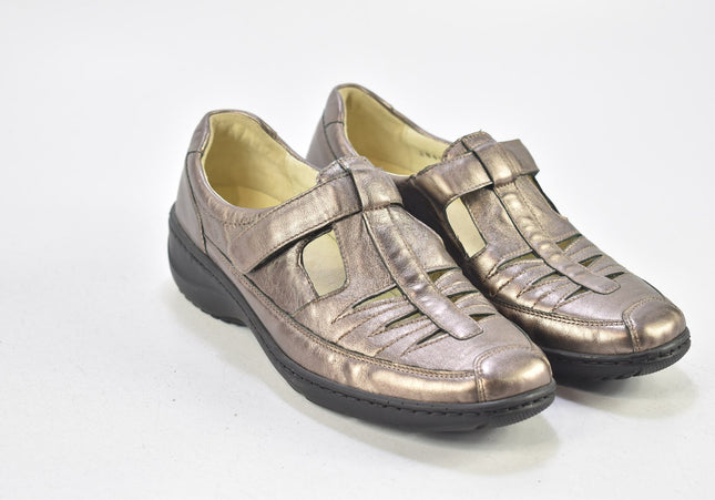 Waldläufer Damen Halbschuhe Slipper Ballerinas UK 5,5 Nr. 24-F 4315-Schuh-Gebraucht-secondhand