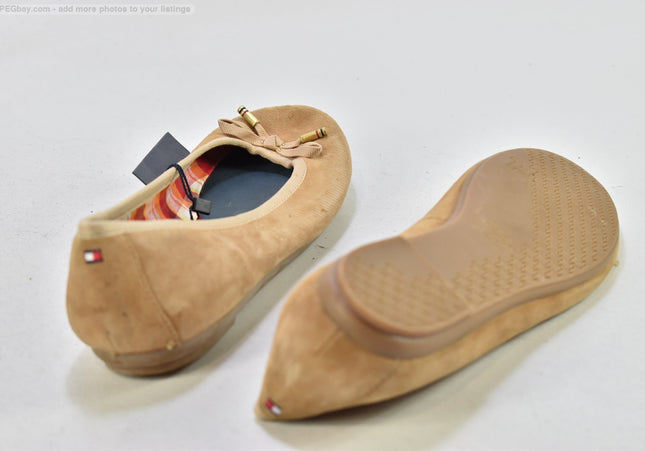 Tommy Hilfiger Damen Halbschuhe Slipper Ballerinas EUR 40 Nr. 25-T 1631-gebrauchte Schuhe-Second hand-SchuhGebraucht