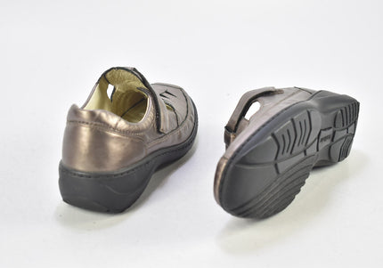 Waldläufer Damen Halbschuhe Slipper Ballerinas UK 5,5 Nr. 24-F 4315-Schuh-Gebraucht-secondhand