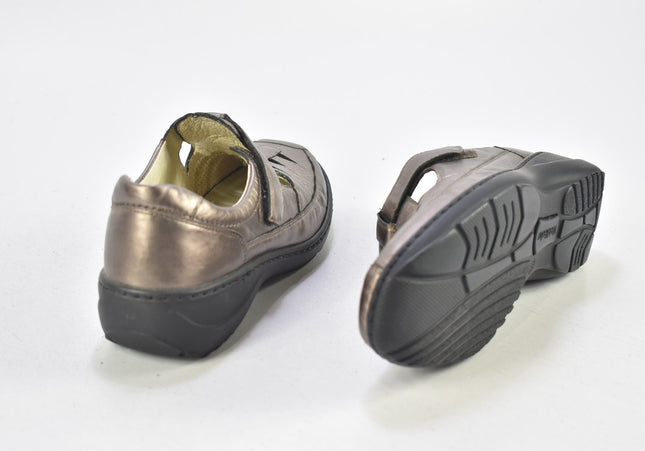 Waldläufer Damen Halbschuhe Slipper Ballerinas UK 5,5 Nr. 24-F 4315-Schuh-Gebraucht-secondhand