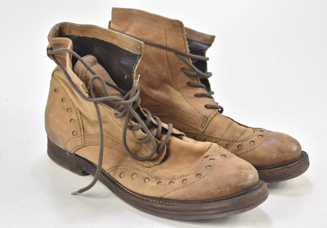 Airstep Herren Stiefelette Boots EUR 42 Nr. 24-M 1388-Schuh-Gebraucht-secondhand