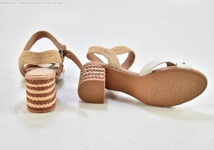 Tommy Hilfiger Damen Sandale Sandalette EUR 38 Nr. 25-S 1553-Schuh-Gebraucht-secondhand
