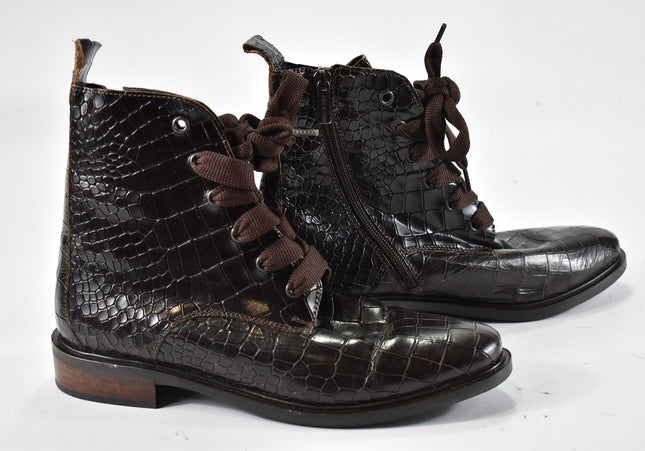 Gianluca Pisati Damen Stiefelette Boots EUR 38 Nr. 24-M 4231-Schuh-Gebraucht-secondhand