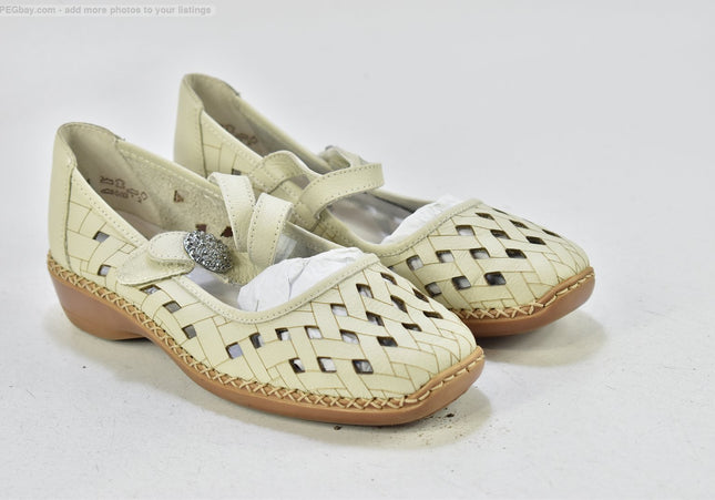 Rieker Damen Halbschuhe Slipper Ballerinas EUR 37 Nr. 25-Z 434-SchuhGebraucht