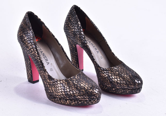 Riccianera Damen Pumps High Heels EUR 38 Nr. 24-Y 1646-Schuh-Gebraucht-secondhand