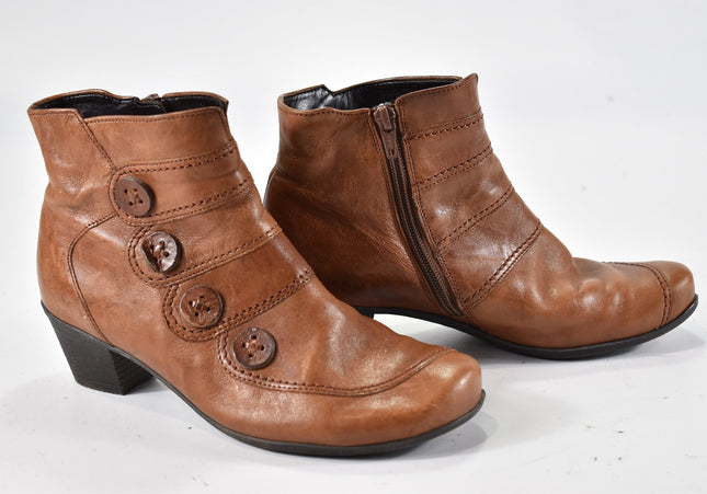 Gabor Damen Stiefelette Boots UK 4,5 Nr. 24-M 4232-Schuh-Gebraucht-secondhand