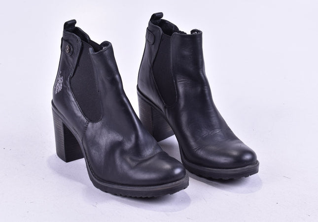 US Polo Assn Damen Stiefelette Boots EUR 37 Nr. 24-M 4736-Schuh-Gebraucht-secondhand