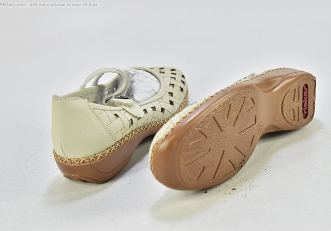 Rieker Damen Halbschuhe Slipper Ballerinas EUR 37 Nr. 25-Z 434-SchuhGebraucht