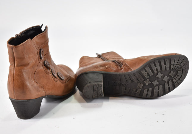 Gabor Damen Stiefelette Boots UK 4,5 Nr. 24-M 4232-Schuh-Gebraucht-secondhand