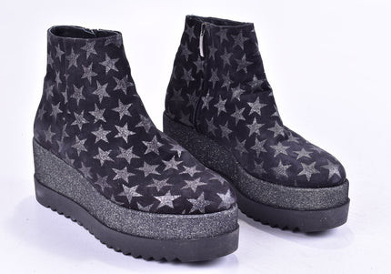 Phillip Hardy Damen Stiefelette Boots SL 25,5 cm Nr. 24-Y 437-Schuh-Gebraucht-secondhand
