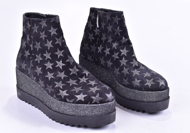 Phillip Hardy Damen Stiefelette Boots SL 25,5 cm Nr. 24-Y 437-Schuh-Gebraucht-secondhand