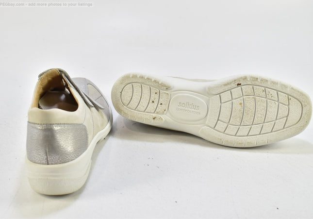 Solidus Damen Halbschuhe Freizeitschuhe UK 7,5 Nr. 25-M 3288-Schuh-Gebraucht-secondhand