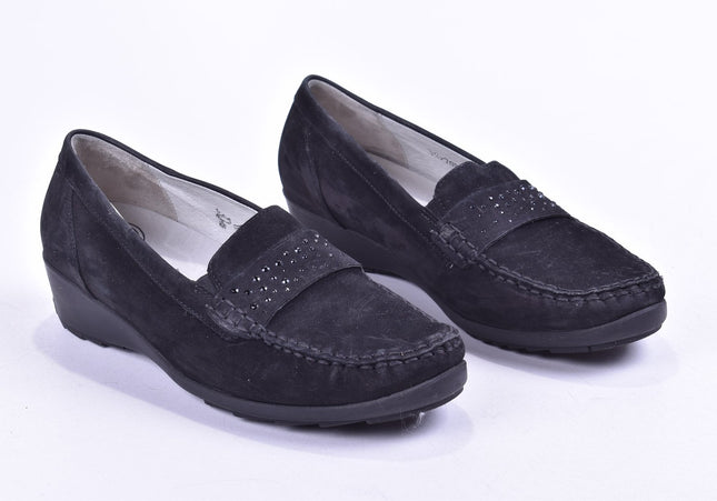 Waldläufer Damen Halbschuhe Slipper Ballerinas UK 6,5 Nr. 23-M 3409-Schuh-Gebraucht-secondhand