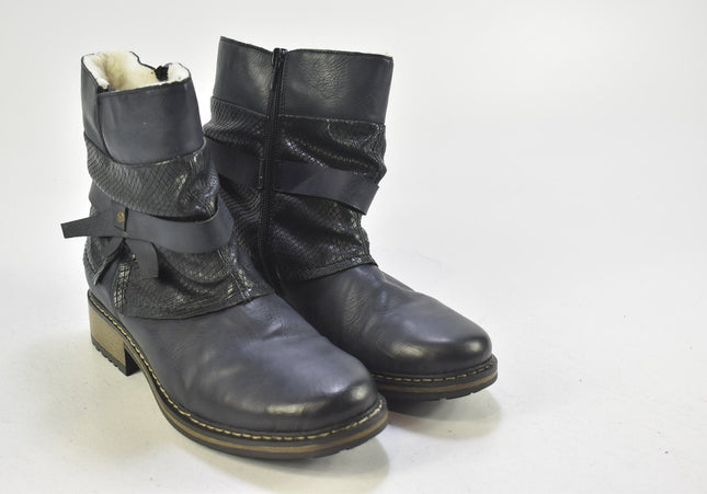 Rieker Damen Stiefelette Boots EUR 39 Nr. 24-B 4169-Schuh-Gebraucht-secondhand