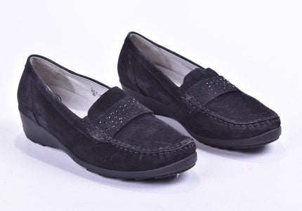 Waldläufer Damen Halbschuhe Slipper Ballerinas UK 6,5 Nr. 23-M 3409-Schuh-Gebraucht-secondhand