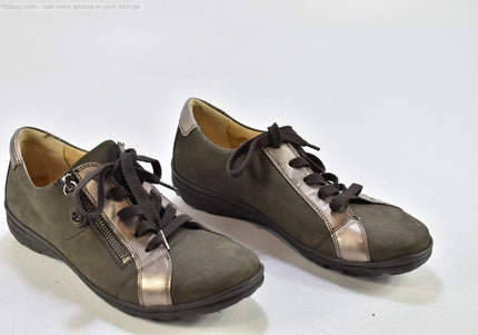 Hartjes Damen Halbschuhe Freizeitschuhe UK 4,5 Nr. 25-M 3289-Schuh-Gebraucht-secondhand