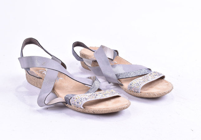 Rieker Damen Sandale Sandalette EUR 37 Nr. 24-SD 2499-Schuh-Gebraucht-secondhand