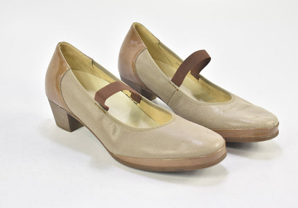 Waldläufer Damen Pumps High Heels UK 5 Nr. 24-F 4017-Schuh-Gebraucht-secondhand