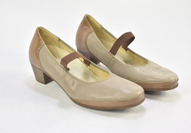 Waldläufer Damen Pumps High Heels UK 5 Nr. 24-F 4017-Schuh-Gebraucht-secondhand