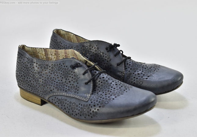 Rieker Damen Halbschuhe Slipper Ballerinas EUR 40 Nr. 25-T 1181-gebrauchte Schuhe-Second hand-SchuhGebraucht