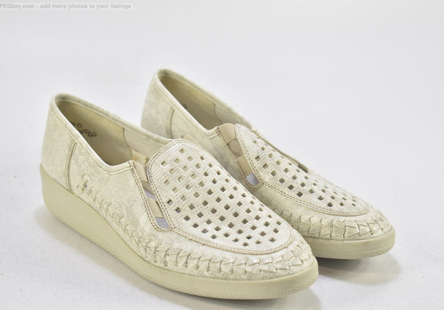 Rieker Damen Halbschuhe Slipper Ballerinas UK 7 Nr. 25-J 3414-Schuh-Gebraucht-secondhand