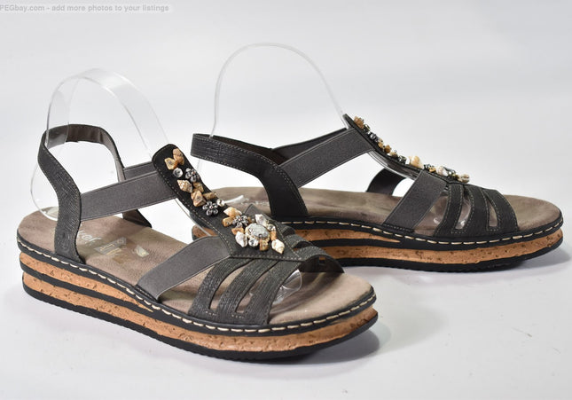 Rieker  Damen Sandale Sandalette  EUR 41 Nr. 26-S 1417