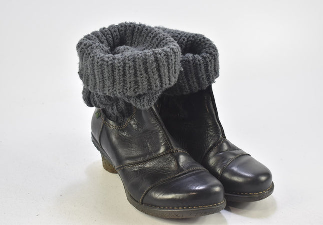 El Naturalista Damen Stiefelette Boots SL 25cm Nr. 24-B 4588-Schuh-Gebraucht-secondhand