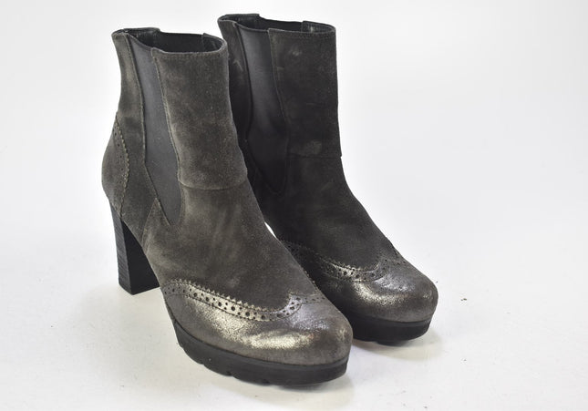 Paul Green Damen Stiefelette Boots UK 5 Nr. 24-A 3397-Schuh-Gebraucht-secondhand