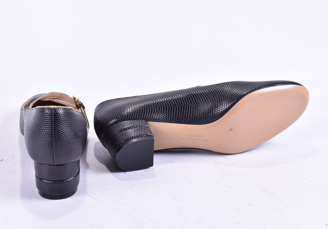 Salvatore Ferragamo Damen Pumps High Heels US 8,5 Nr. 24-Y 1652-Schuh-Gebraucht-secondhand