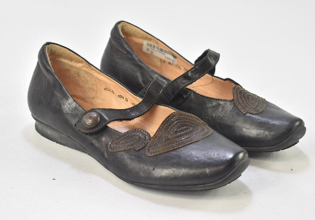 Think Damen Halbschuhe Slipper Ballerinas EUR 39 Nr. 24-P 1489-Schuh-Gebraucht-secondhand