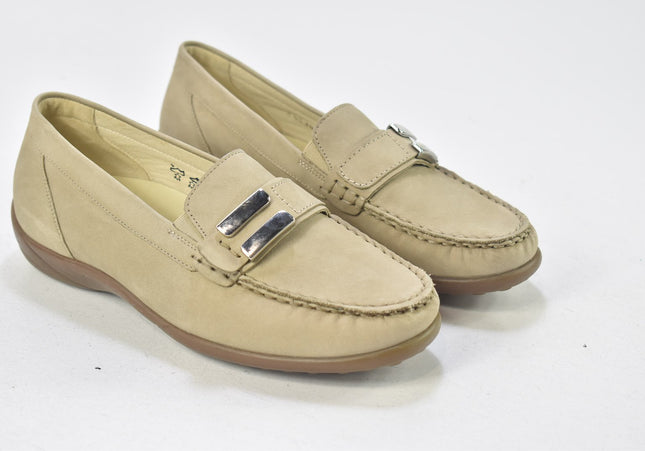 Waldläufer Damen Halbschuhe Slipper Ballerinas UK 4,5 Nr. 24-P 1491-Schuh-Gebraucht-secondhand