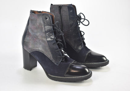 Hispanitas Damen Stiefelette Boots EUR 37,5 Nr. 24-J 3559-Schuh-Gebraucht-secondhand