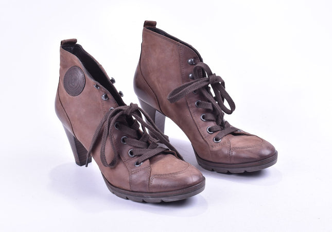 Paul Green Damen Stiefelette Boots UK 7 Nr. 23-M 2785-Schuh-Gebraucht-secondhand