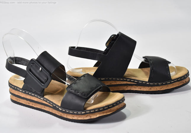 Rieker  Damen Sandale Sandalette  EUR 39 Nr. 26-S 1418