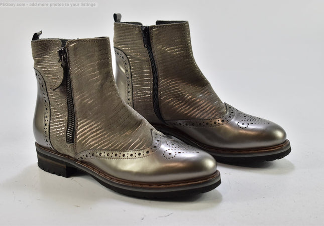 Donna Carolina Damen Stiefelette Boots EUR 40 Nr. 24-B 5940-Schuh-Gebraucht-secondhand
