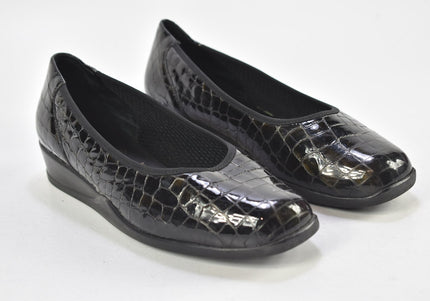 Waldläufer Damen Halbschuhe Slipper Ballerinas SL 24,5 cm Nr. 23-M 3705-Schuh-Gebraucht-secondhand