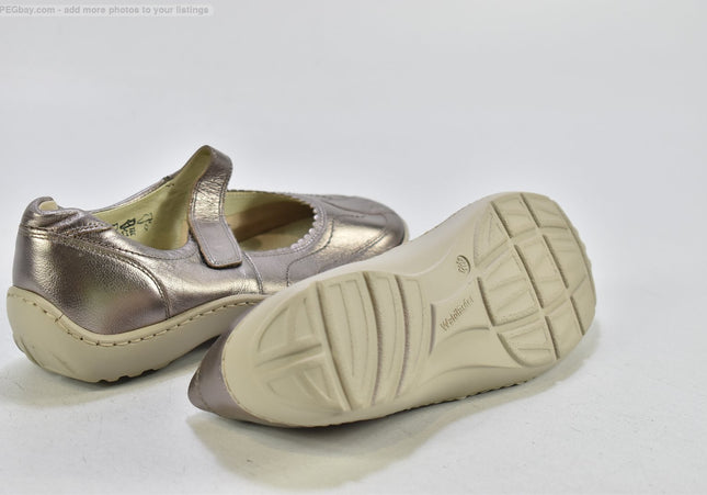 Waldläufer  Damen Halbschuhe Slipper Ballerinas  UK 4,5 Nr. 25-X 1607