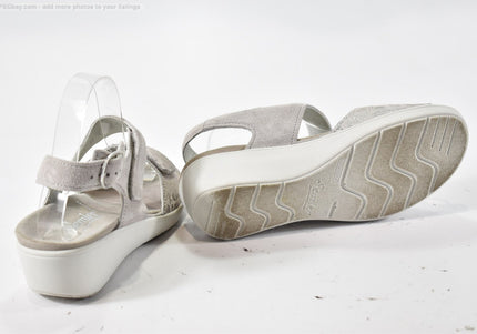 Semler Damen Sandale Sandalette UK 4 Nr. 25-S 963-Schuh-Gebraucht-secondhand