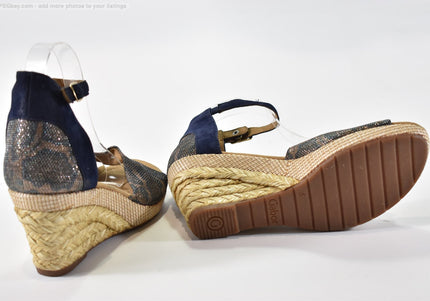 Gabor Damen Sandale Sandalette UK 6 Nr. 25-S 1203-Schuh-Gebraucht-secondhand