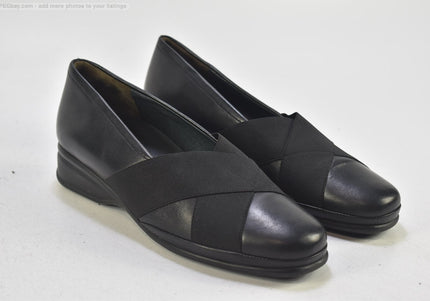 Semler Damen Halbschuhe Slipper Ballerinas UK 7 Nr. 25-F 3314-Schuh-Gebraucht-secondhand