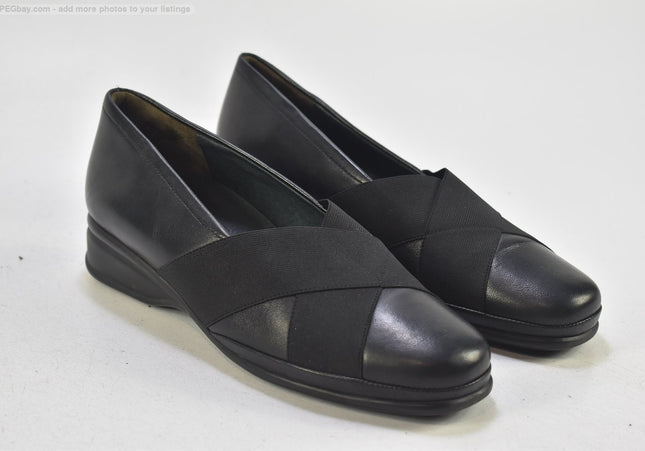 Semler Damen Halbschuhe Slipper Ballerinas UK 7 Nr. 25-F 3314-Schuh-Gebraucht-secondhand