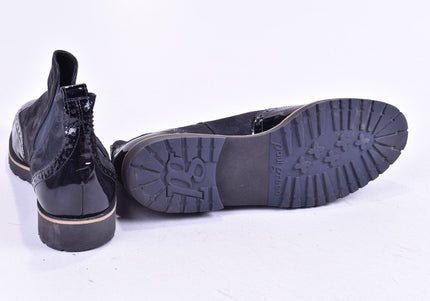 Paul Green Damen Stiefelette Boots UK 7 Nr. 24-Y 449-Schuh-Gebraucht-secondhand