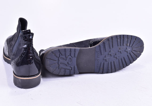 Paul Green Damen Stiefelette Boots UK 7 Nr. 24-Y 449-Schuh-Gebraucht-secondhand