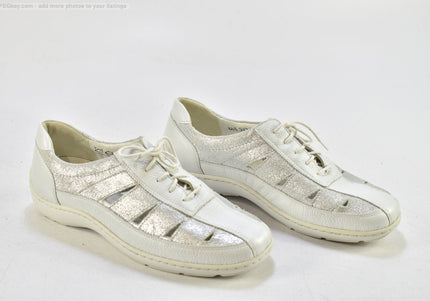 Waldläufer Damen Halbschuhe Freizeitschuhe UK 4 Nr. 25-M 3300-Schuh-Gebraucht-secondhand